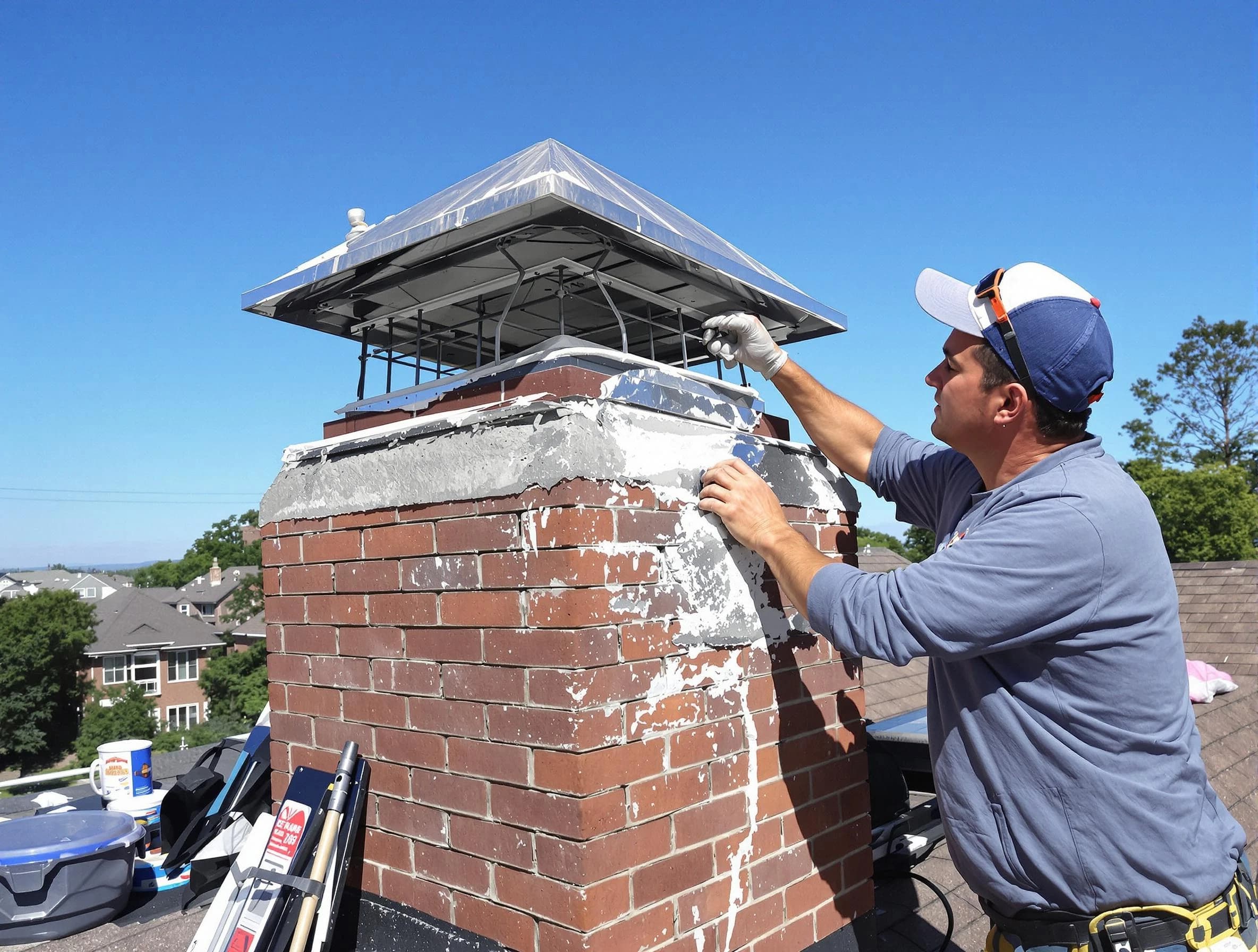 Chimney Crown Services service in Brick, NJ